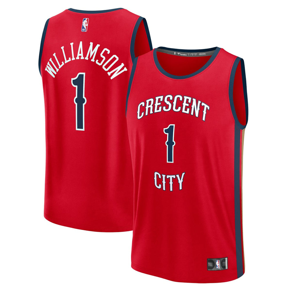 Zion Williamson New Orleans Pelicans Youth Fast Break Player Jersey On Sale
