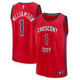 Zion Williamson New Orleans Pelicans Youth Fast Break Player Jersey On Sale