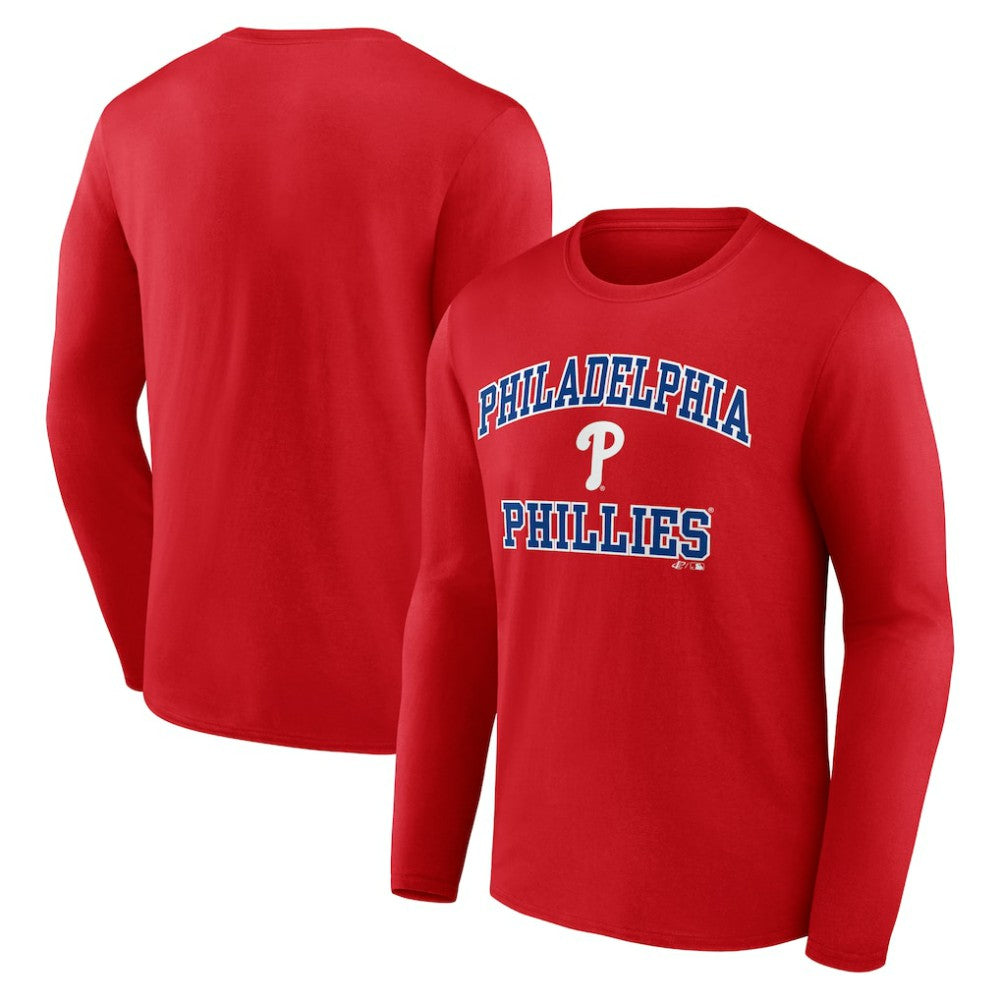 Philadelphia Phillies Logo Athletic Heart & Soul Long Sleeve T-Shirt | MLB Online