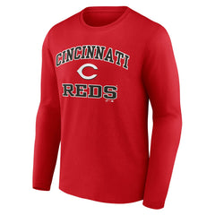 Cincinnati Reds Logo Athletic Heart & Soul Long Sleeve T-Shirt | MLB Near me