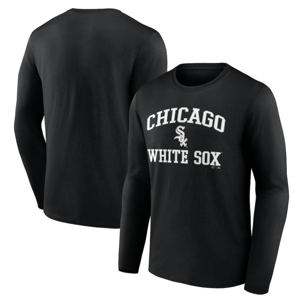 Chicago White Sox Logo Athletic Heart & Soul Long Sleeve T-Shirt | MLB Sale