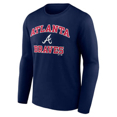Atlanta Braves Logo Athletic Heart & Soul Long Sleeve T-Shirt | MLB Online