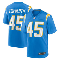 Los Angeles Chargers Nike Tuli Tuipulotu Team Game Jersey