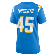 Los Angeles Chargers Nike Tuli Tuipulotu Women's Team Game Jersey