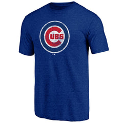Chicago Cubs Official Logo Tri-Blend T-Shirt | MLB On Sale