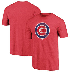 Chicago Cubs Official Logo Tri-Blend T-Shirt | MLB US