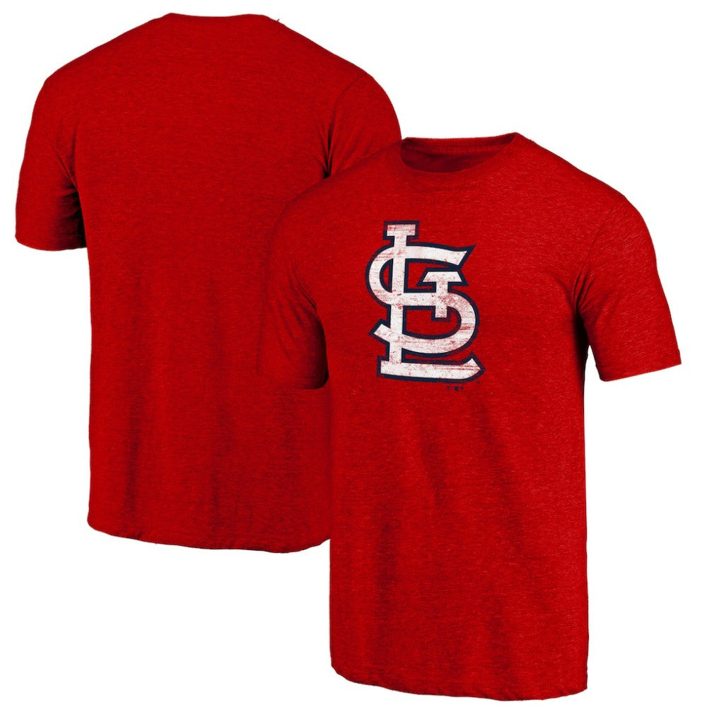 St. Louis Cardinals Official Logo Tri-Blend T-Shirt | MLB Shop