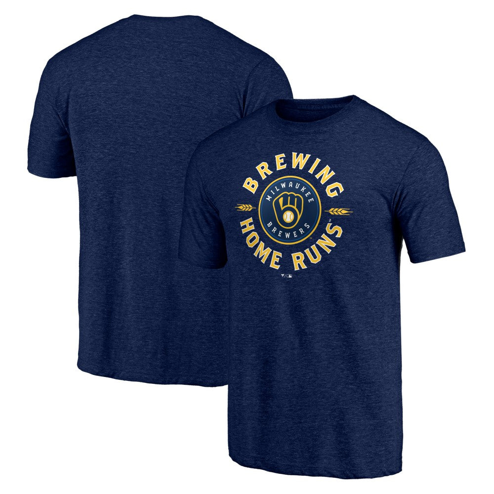 Milwaukee Brewers Hometown Collection Brewing Up Tri-Blend T-Shirt | MLB US
