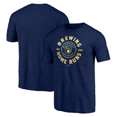 Milwaukee Brewers Hometown Collection Brewing Up Tri-Blend T-Shirt | MLB US