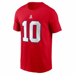New England Patriots Nike Drake Maye Name & Number T-Shirt