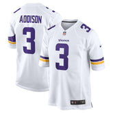 Minnesota Vikings Nike Jordan Addison Away Game Jersey