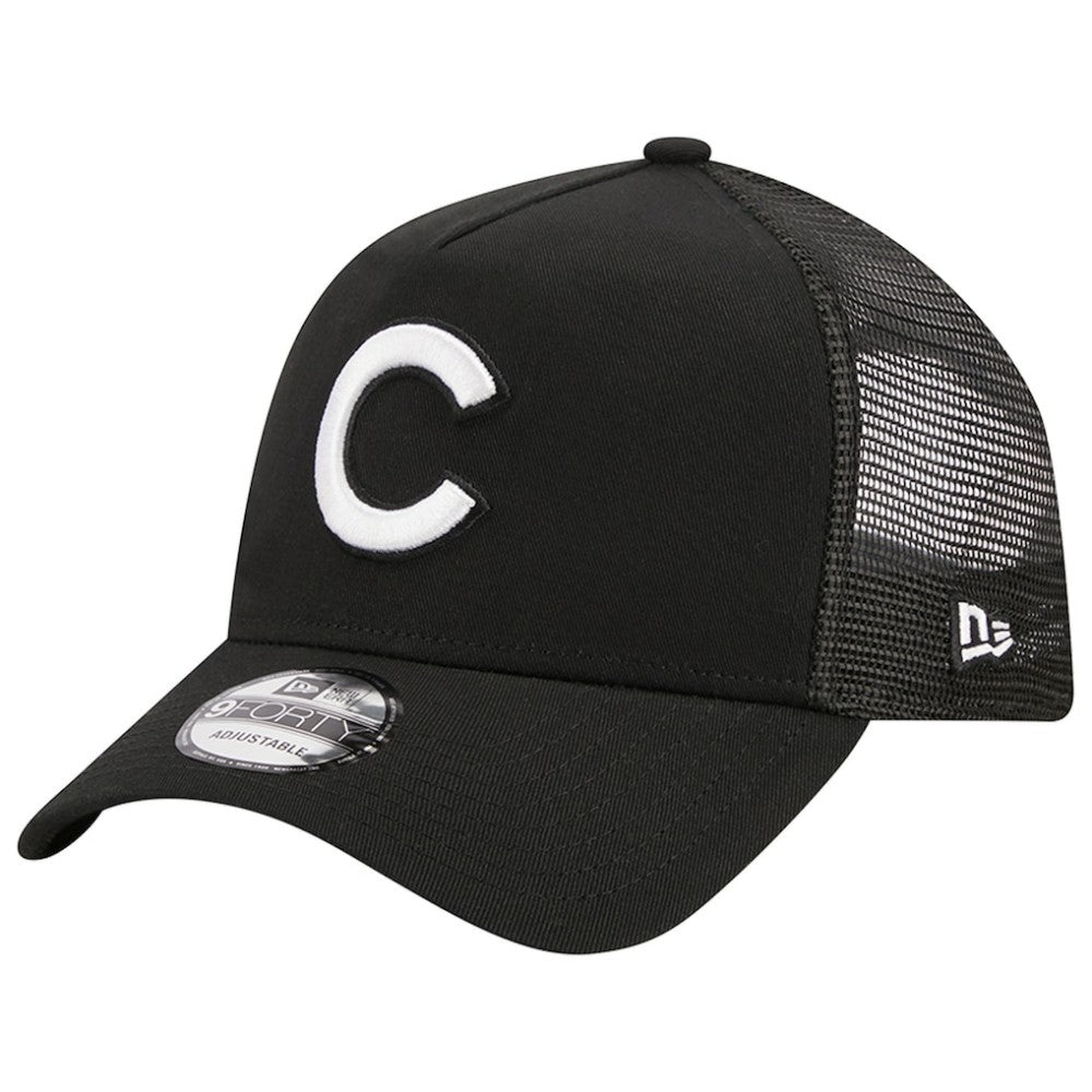 Chicago Cubs New Era A-Frame 9FORTY Trucker Adjustable Hat | MLB Outlet