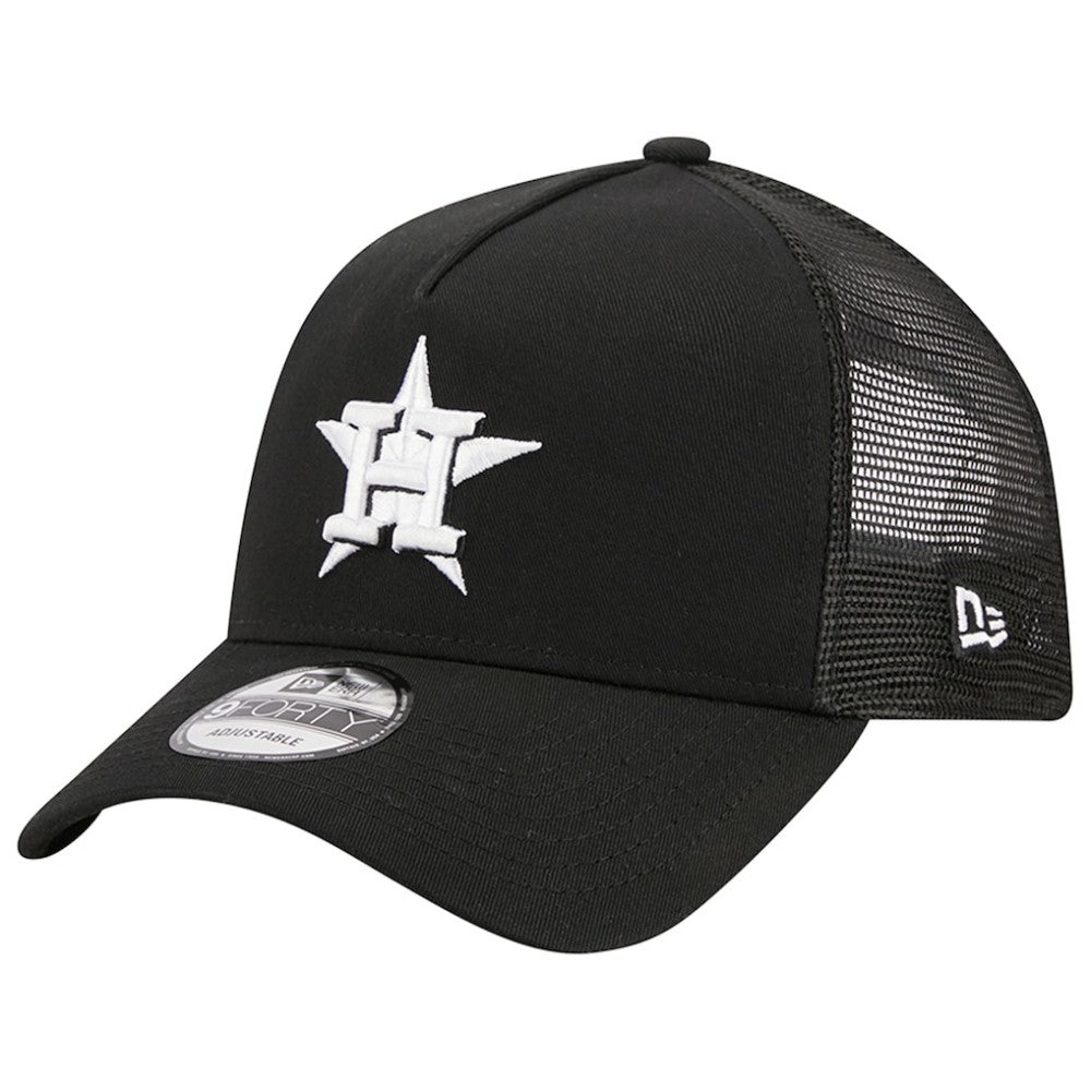 Houston Astros New Era A-Frame 9FORTY Trucker Adjustable Hat | MLB For sale