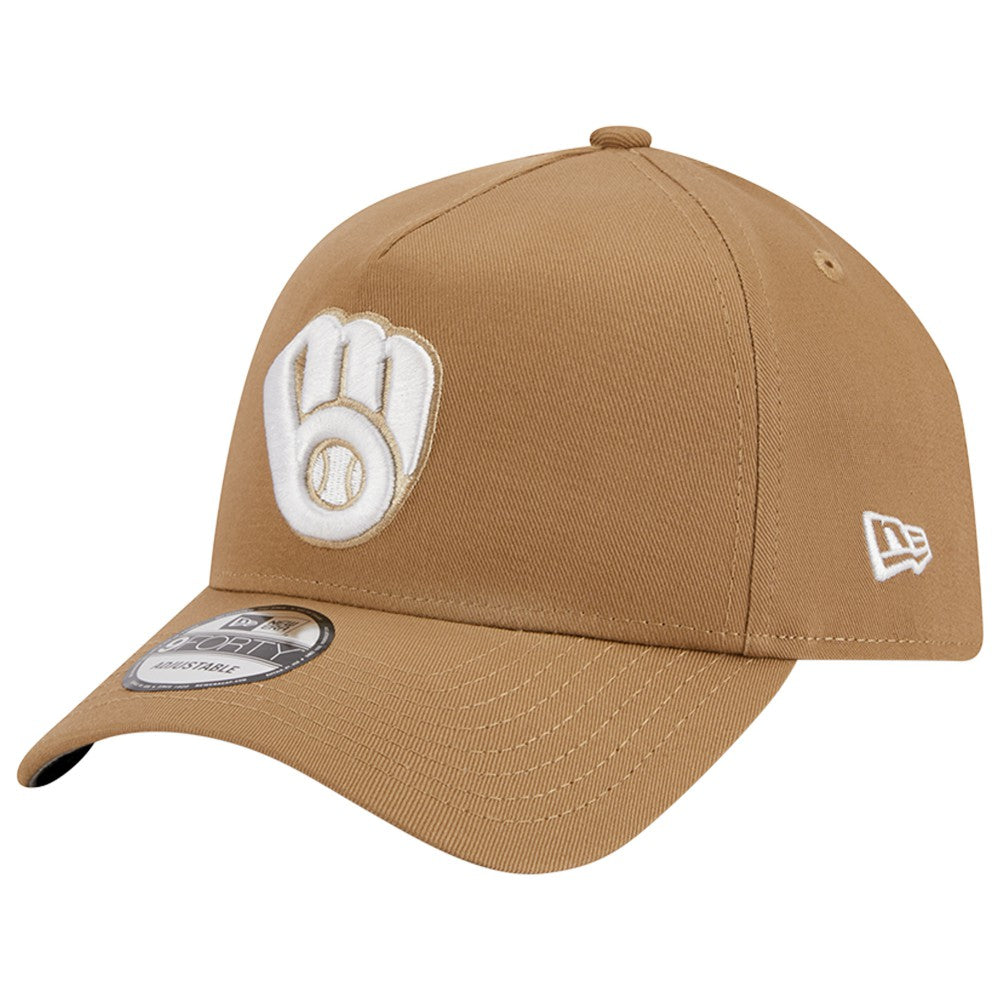 Milwaukee Brewers New Era A-Frame 9FORTY Adjustable Hat | MLB Shop