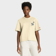Los Angeles Dodgers Nike Women's City Connect Pocket Boxy T-Shirt | MLB Online