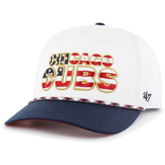 Chicago Cubs '47 Flag Script Hitch Snapback Hat | MLB On Sale