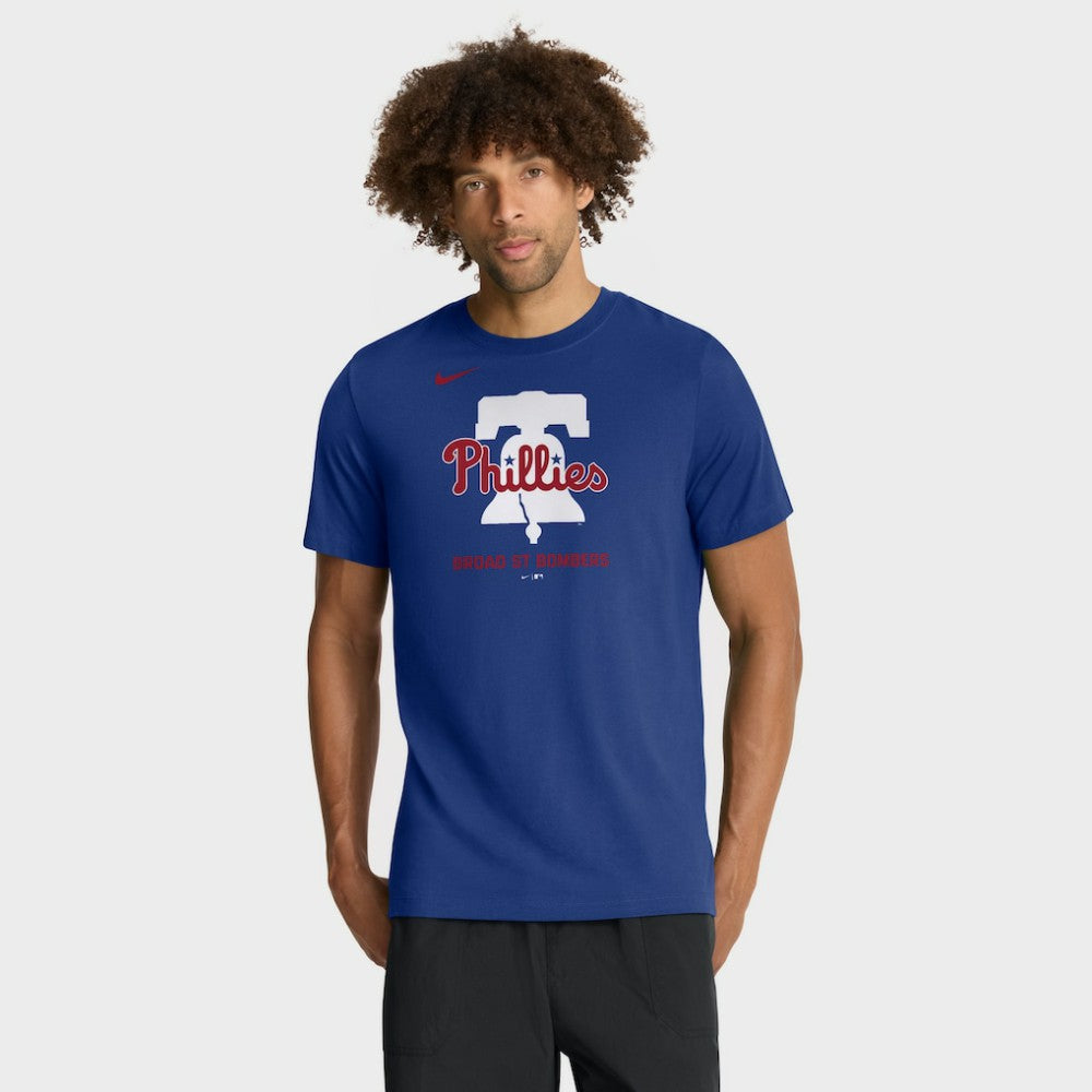 Philadelphia Phillies Nike Tri-Blend Logo T-Shirt | MLB Sale