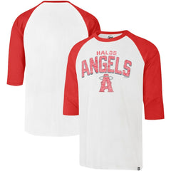Los Angeles Angels '47 City Connect Crescent Franklin Raglan 3/4-Sleeve T-Shirt | MLB US