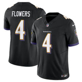 Baltimore Ravens Nike Zay Flowers Alternate Vapor F.U.S.E. Limited Jersey