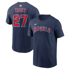 Mike Trout Los Angeles Angels Nike Name & Number T-Shirt | MLB Sale