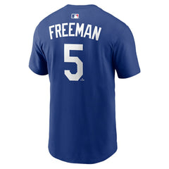 Freddie Freeman Los Angeles Dodgers Nike Home Name & Number T-Shirt | MLB Shop