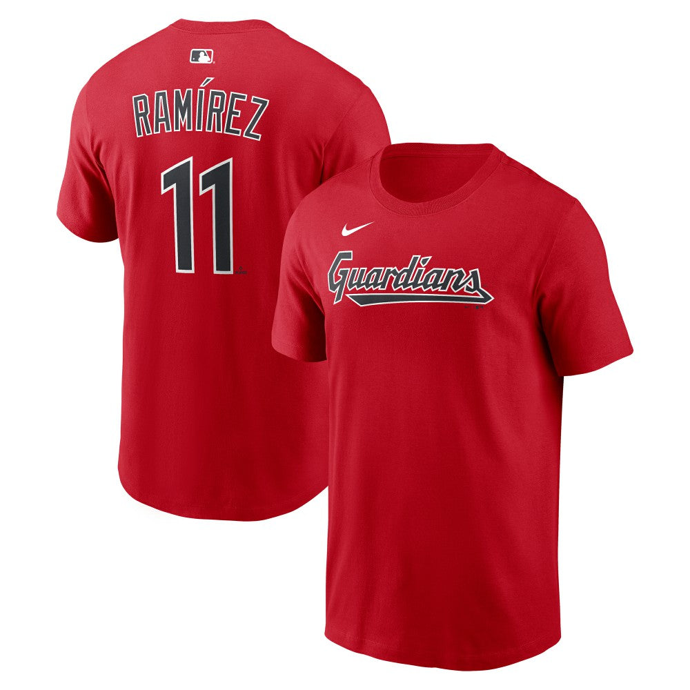 José Ramírez Cleveland Guardians Nike Name & Number T-Shirt | MLB New