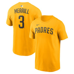 Jackson Merrill San Diego Padres Nike Name & Number T-Shirt | MLB US