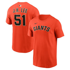 Jung Hoo Lee San Francisco Giants Nike Name & Number T-Shirt | MLB US