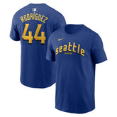 Julio Rodríguez Seattle Mariners Nike City Connect Name & Number T-Shirt | MLB On Sale
