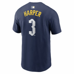 Bryce Harper Philadelphia Phillies Nike City Connect Name & Number T-Shirt | MLB Outlet