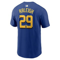 Cal Raleigh Seattle Mariners Nike City Connect Name & Number T-Shirt | MLB On Sale