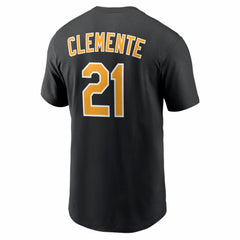 Roberto Clemente Pittsburgh Pirates Nike Cooperstown Collection Name & Number T-Shirt | MLB Discount