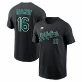 Jason Giambi Athletics Nike Cooperstown Collection Name & Number T-Shirt | MLB Discount