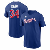 Nolan Ryan Texas Rangers Nike Cooperstown Collection Name & Number T-Shirt | MLB Online