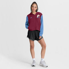 Philadelphia Phillies Nike Women's Cooperstown Collection Cropped Full-Zip Hoodie | MLB Outlet
