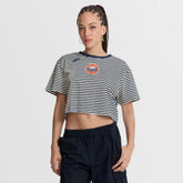 Houston Astros Nike Women's Cooperstown Collection Striped Cropped T-Shirt | MLB US