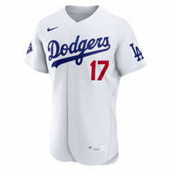 Shohei Ohtani Los Angeles Dodgers Nike Home Authentic Sponsor Patch Jersey | MLB Sale