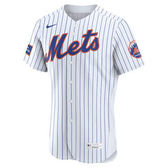 New York Mets Nike Home Sponsor Patch Authentic Jersey | MLB For sale