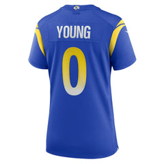 Los Angeles Rams Nike Byron Young Women's Home Game Jersey