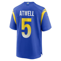 Los Angeles Rams Nike Tutu Atwell Home Game Jersey