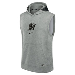 Miami Marlins Nike Authentic Collection Early Work Dri-FIT Sleeveless Hoodie | MLB Outlet