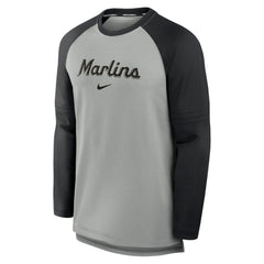 Miami Marlins Nike Authentic Collection Game Time Raglan Performance Long Sleeve T-Shirt | MLB Shop