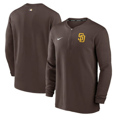 San Diego Padres Nike Authentic Collection Game Time Performance Quarter-Zip Top | MLB For sale