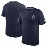 Dallas Cowboys Nike Sideline UV Dri-FIT Coach Shirt