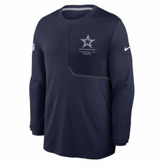 Dallas Cowboys Nike Sideline Coach UV Dri-FIT Long Sleeve Shirt