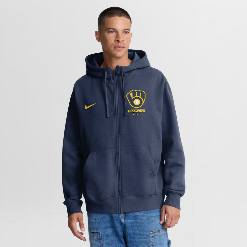 Milwaukee Brewers Nike Primetime Lockup Full-Zip Hoodie | MLB For sale