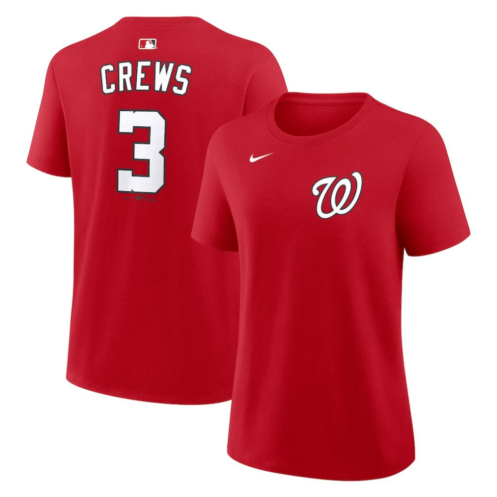 Dylan Crews Washington Nationals Nike Women's Name & Number T-Shirt | MLB US