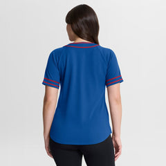 Texas Rangers Fanatics Women's Diva Race Ahead Raglan V-Neck T-Shirt | MLB Discount