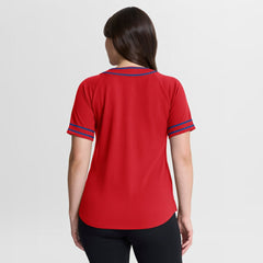 Philadelphia Phillies Fanatics Women's Diva Race Ahead Raglan V-Neck T-Shirt | MLB Near me