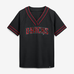 Arizona Diamondbacks Fanatics Women's Diva Race Ahead Raglan V-Neck T-Shirt | MLB Sale